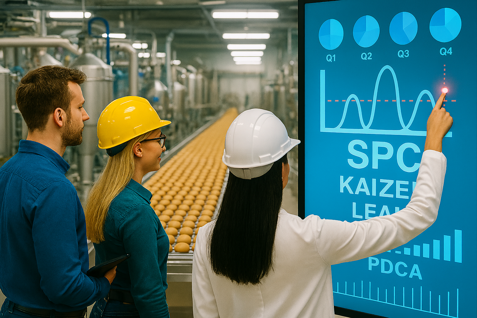 Especialistas aplicando Statistical Process Control con impacto real